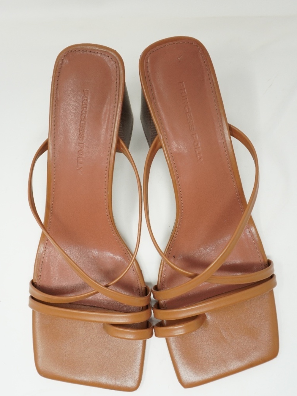 Brown Princess Polly Strappy Heels